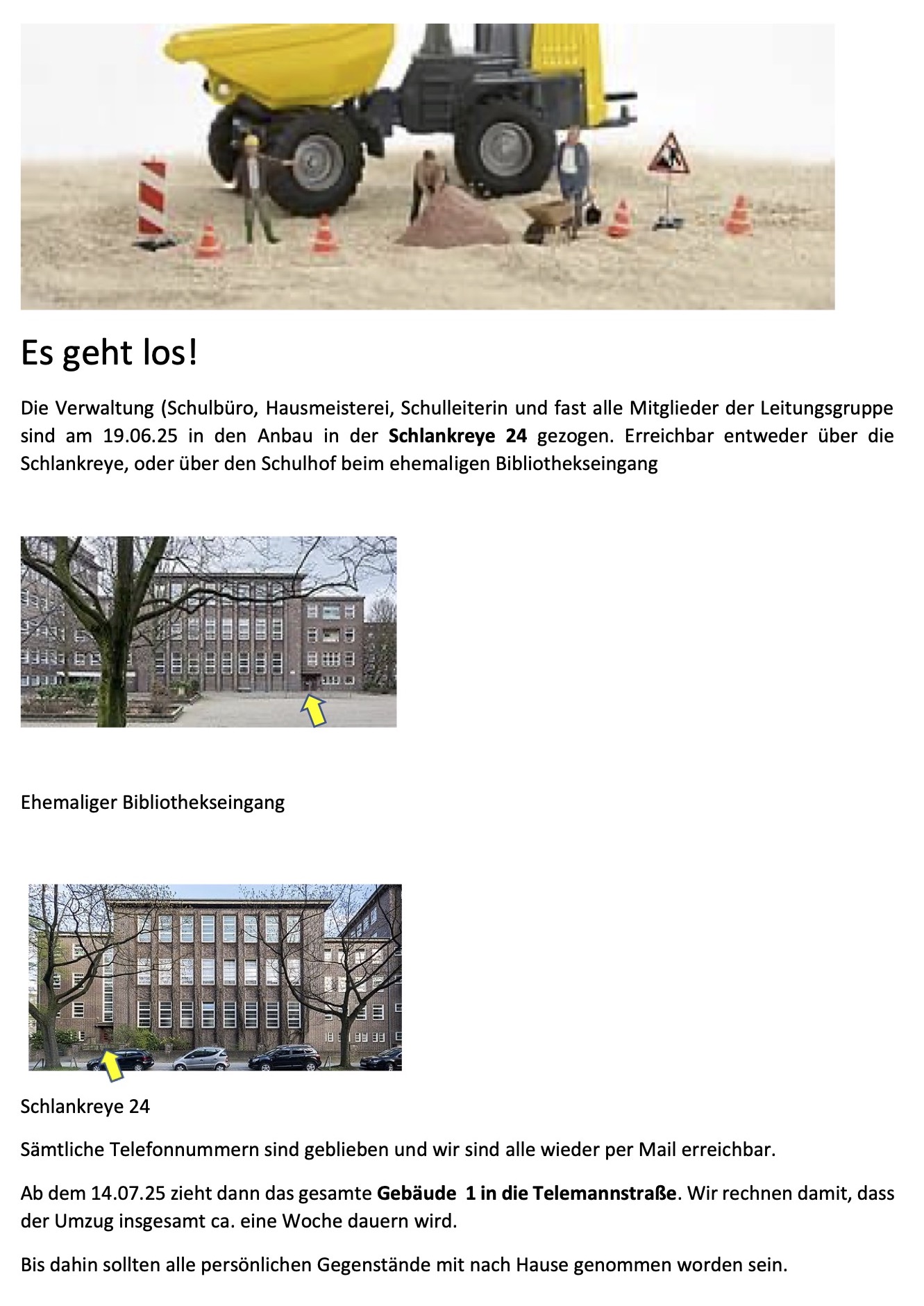 Es geht los. HP Junidocx